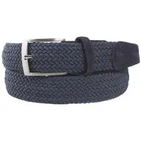 6Road Riem Blauw Ceintuur vlecht stretch suede 395050/47