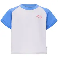 Retour Jeans T-shirt met backprint wit Meisjes Katoen Ronde hals Backprint - maat 134/140