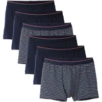 Calida Boxershorts marine / karmijnrood / wit