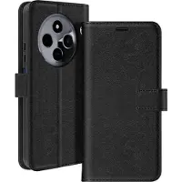 Mayaxess , Portemonneehoesje voor Xiaomi Redmi 14C met sleutelkoord, Zwart