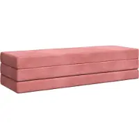 vidaXL Vouwbare Sofa Bed 200 x 67 x 45 cm Roze