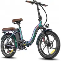 Fafrees F20+ Pro Opvouwbare Elektrische Fiets – 36V 25Ah Accu, 120km Bereik, 7-Speed Shimano, 20"x3.0" Banden – Paars