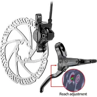 Tektro Hydraulische schijfremset Tektro HD-M285 links met 1800 mm leiding - zonder remschijf - zwart