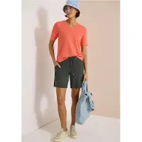 Cecil Dames Wide Legs shorts in een Loose Fit - Groen - XL