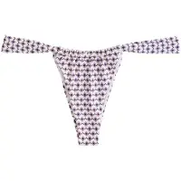 Next Bikinibroek ecru / chocoladebruin / lavendel