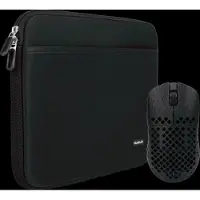 BlueBuilt Laptophoes breedte 36 cm 15-16 inch L Zwart + Vortech Prestige Gaming Muis