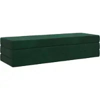vidaXL Vouwbare Sofa Bed 180 x 67 x 45 cm Donkergroen
