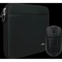 BlueBuilt Laptophoes breedte 33 cm 14 inch M Zwart + Vortech Prestige Gaming Muis