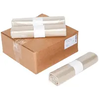 Knapzak Vuilniszakken Extra Sterk Onbedrukt | LDPE Semi-transparant Regeneraat | 60 Micron | 400 L (60 stuks)
