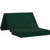 vidaXL Vouwbare Sofa Bed 100 x 67 x 45 cm Donkergroen