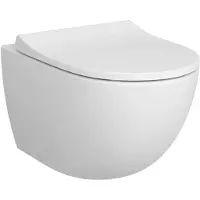 Vitra Sento - hangende toilet - WC-pan - Wit - 54 cm - inclusief slim softclose WC bril