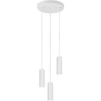 TRIO SOKA - Hanglamp - Wit mat - excl. 3x GU10 5 W - Plafondbevestiging - In hoogte verstelbaar