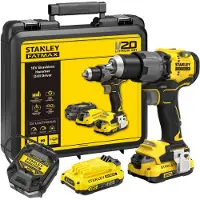 Stanley Draadloze klopboormachine - 18V - FATMAX V20 - SFMCD725D2K-QW - 80Nm - 2 accu's 2 Ah + lader