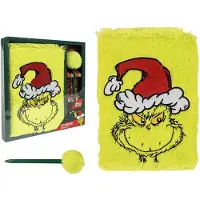 Sans marque The Grinch Schrijfwarenset A5 Notitieboekje en Pen