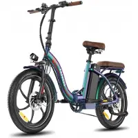 Fafrees F20+ Pro Opvouwbare Elektrische Fiets – 36V 25Ah Accu, 120km Bereik, 7-Speed Shimano, 20"x3.0" Banden – Groen