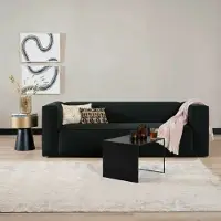 Livin24 Velvet bank 3-zits Memphis zwart