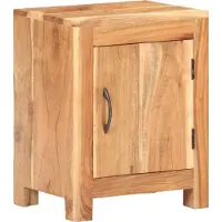 vidaXL Nachtkastje 40x30x50 cm massief acaciahout