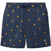 The Sunshine Brand Zwemshorts 'Mike' navy / citroen / oranje