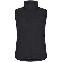 Clique Classic Softshell Vest Dames Zwart maat 46/3XL dames
