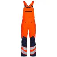 F-engel F. Engel 3544 Safety Bib Overall Stretch Orange/Blue Ink maat 60 heren