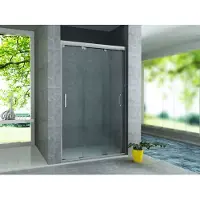 SaniGoods Toru schuifdeur 3-delig 80cm chroom