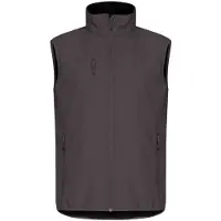 Clique Softshell bodywarmer Classic XS / Antraciet