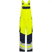 F-engel F. Engel 3545 Safety Light Bib Overall Repreve Yellow/Blue Ink maat 64 heren
