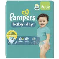 Pampers 2x Baby Dry Luiers Maat 6 (13-18kg) 33 Stuks