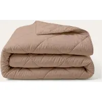 HappyBed Zomerdekbed 160x200 - Twijfelaar dekbed - 100% Katoen - Wasbaar dekbed zonder overtrek - Bedrukt dekbed zonder hoes - Hoesloos Dekbed met Print - Dune