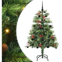 vidaXL Kunstkerstboom Groen 150 cm PVC en Metalen