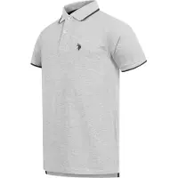 U.s. polo assn. Shirt lichtgrijs / zwart