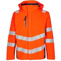 F-engel F. Engel 1146 Safety Shell Jacket Orange/Blue Ink maat S heren