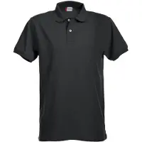 Clique Premium Heren Polo Zwart maat L heren