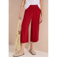 Cecil Dames 3/4 broek met wijde pijpen in Loose Fit - Rood - XL