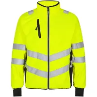 F-engel F. Engel 1192 Safety Fleece Jacket Yellow/Black maat L heren