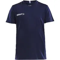 Craft Squad Go sportshirt - donkerblauw Sport t-shirt Jongens/Meisjes Polyester V-hals - maat 28-30