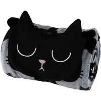 Moses Knuffeldeken Ed, The Cat 120 X 160 Cm Polyester Grijs