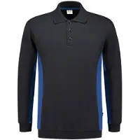 Tricorp 302003 Polosweater Bicolor Marineblauw/Korenblauw maat 3XL heren