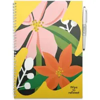 MOYU Uitwisbaar notitieboek - Hardcover A4 - Flower Vibes - Flower Vibes A4