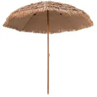 KOMFOTTEU Hawaï parasol 220cm - stroparasol van PP - Strandparasol - stokparasol - voor tuin, terras en balkon