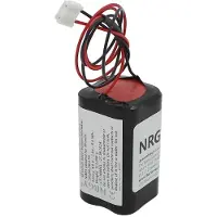 AccuCell NiMH-accu voor noodverlichting, 4,8V, 2000mAh, type Mignon AA (F2x2), met 300mm kabel en connector, geschikt voor RPower 20128LEM/LPU