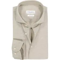 Profuomo Zakelijk overhemd heren Groen Cotton Linnen PPXH10010/F