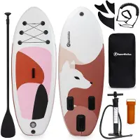 HyperMotion SUP Opblaasbare Paddle Board Kind Peddel Max 130kg 215x76x15cm ISO Norm