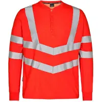 Engel Safety Grandad T-shirt L/s 9548-182 Reflecterend | Maat: XS