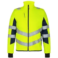 F-engel F. Engel 1544 Safety Work Jacket Stretch Yellow/Blue Ink maat 5XL heren