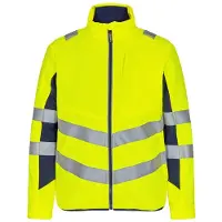 F-engel F. Engel 1159 Safety Quilted Inner Jacket Yellow/Blue Ink maat M heren