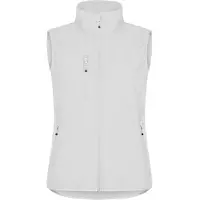 Clique Classic Softshell Vest Dames Wit maat 42/XL dames