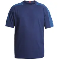 F-engel F. Engel 9810-141 T-Shirt Inkt Blauw/Diesel Blauw maat L heren