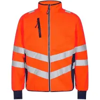 F-engel F. Engel 1192 Safety Fleece Jacket Orange/Blue Ink maat XL heren