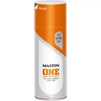 Maston ONE - spuitverf - zijdeglans - geeloranje (RAL 2000) - 400 ml - spuitbus verf